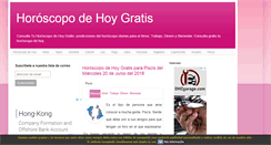 Desktop Screenshot of horoscopohoygratis.com